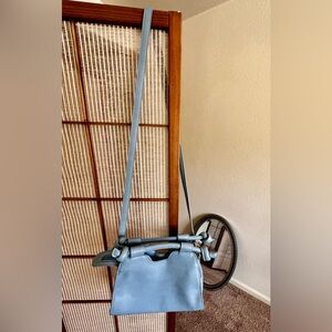 Anthropologie Wedgewood blue retro boho purse